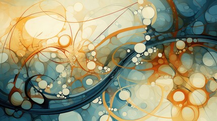 abstract background with circles
