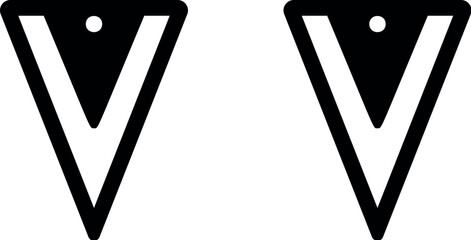 Geometry earrings laser cut file