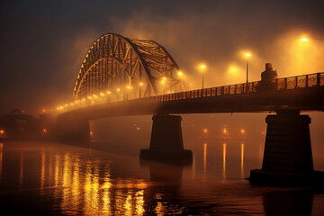 Fototapeta na wymiar water architecture bridge