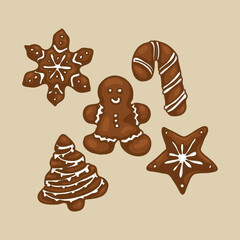 Christmas cookies. Christmas time, holidays