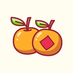 Orange fruits, Chinese New Year Oranges, Oranges and tangerines, representing luck and good fortune.