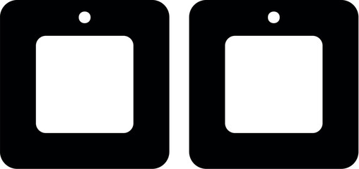 Geometry earrings laser cut file