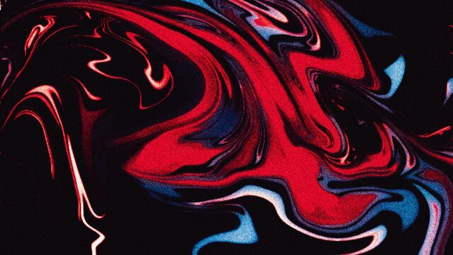 4K Liquid Gradient Abstract Background with noise. Abstract Liquid paint effect blurred gradient overflow waves grainy background texture. Colorful digital Grain Texture overlay.