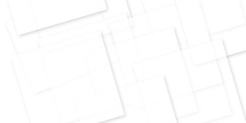 Abstract white and gray background with lines white background for your design. Abstract white square shape with futuristic background. White square vector background for cards, flyer, poster, banner,