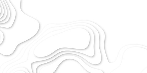 Abstract white papercut background 3d realistic design use for ads banner and advertising print design vector.	