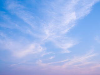 Pastel sky for nature background