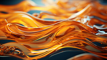abstract yellow and orange liquid backdrop with waves background 16:9 widescreen wallpapers