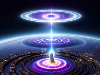 Cosmic Codex: Journey into the Celestial Library