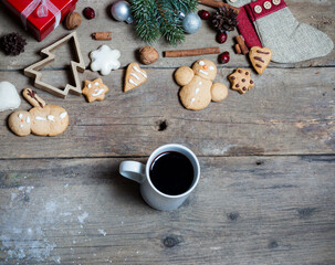 hot wine or tree cozy winter night indoors