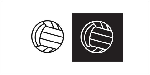 vector image of volley ball - obrazy, fototapety, plakaty