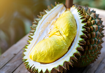 Opened Durian