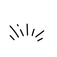 Fototapeta premium Japanese Manga comic expression style line elements for character emotion