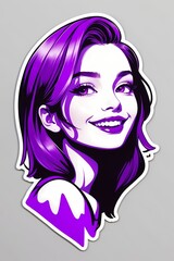 Beautiful woman face 