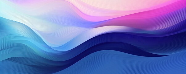 horizontal colorful abstract wave background with midnight blue, light gray and moderate violet colors. can be used as texture, background, Generative AI
