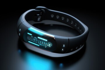 Innovative wearable fitness tracker with health monitoring features.