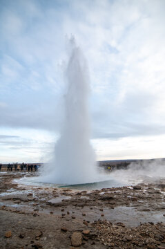 Strokkur geyser in Iceland © Irina Danilova