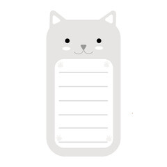cute cat Paper Notes and Office Stationery 