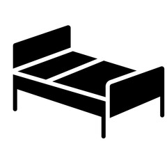 bed glyph icon