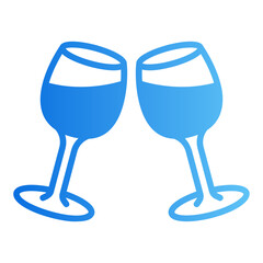cheers gradient icon