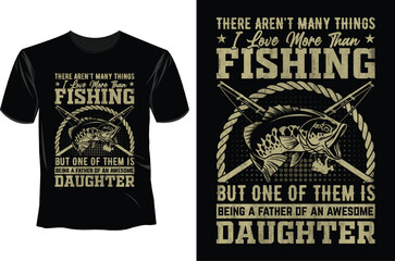 Fishing T Shirt Design Template 