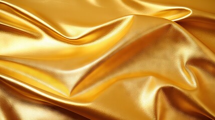 Obraz premium Abstract gold metallic, foil, fabric with geometry, lines material background, seamless wallpaper texture. Great as banner, luxury product cover, happy new year postcard.