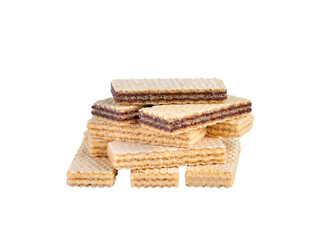 sweet wafer cream with chocolate on transparent png