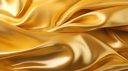 Fototapeta premium Abstract gold metallic, foil with geometry, lines material background, seamless wallpaper texture. Great as banner, luxury product cover, happy new year postcard.