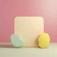 geometric scene for modern product platform