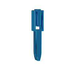 Blue Pen icon isolated on transparent background.
