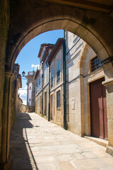 historic center of the town of Tui in Galicia