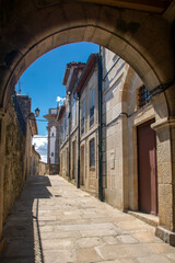 Fototapeta na wymiar historic center of the town of Tui in Galicia