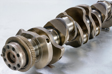 Cardan shaft. on a gray background