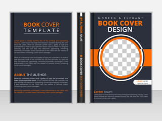 Business Book Cover Design Vector Template