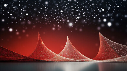 Winter Background: Abstract Christmas Design for Festive Backdrops