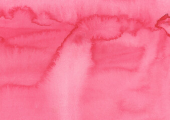 にじみのある明るい赤とピンクの水彩背景素材