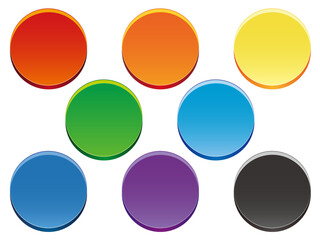 カラーアクリル板・円