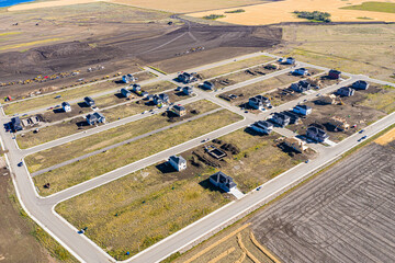 Obraz premium Aspen Ridge Saskatoon Aerial View