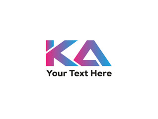 KA monogram logo icon symbol 