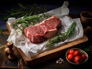 Deliciously Seasoned Beef Steak - Unleash the Ultimate Flavors! Generative AI