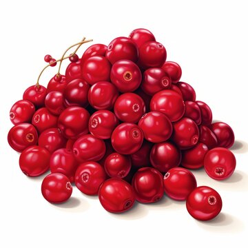 Stunning Avalanche of Cranberries: A Bountiful Harvest in Stunning High-Resolution! Generative AI