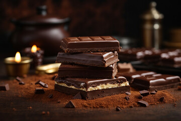 Chocolate is made from natural cocoa. Premier grade