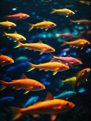 fish swimming in the ocean