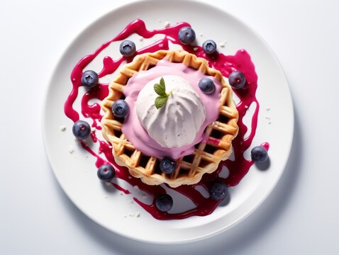 Experience Heavenly Taste: The Best Blueberry Pie Delight You Can't Resist! Generative AI