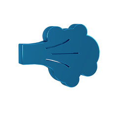 Blue Paint spray icon isolated on transparent background.