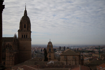 Vista panorámica de la ciudad de Salamanca desde una torre