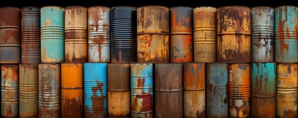 Stunning Collection of Rusted Barrel Images - High Quality, Royalty-Free Stock Photos! Generative AI