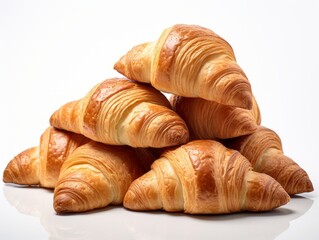 Exquisite Croissant Tower: Uncover the Secret to Perfect French Pastry Artistry! Generative AI
