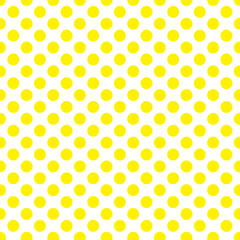 modern simple abstract yellow color polka dot creative geometric vector pattern