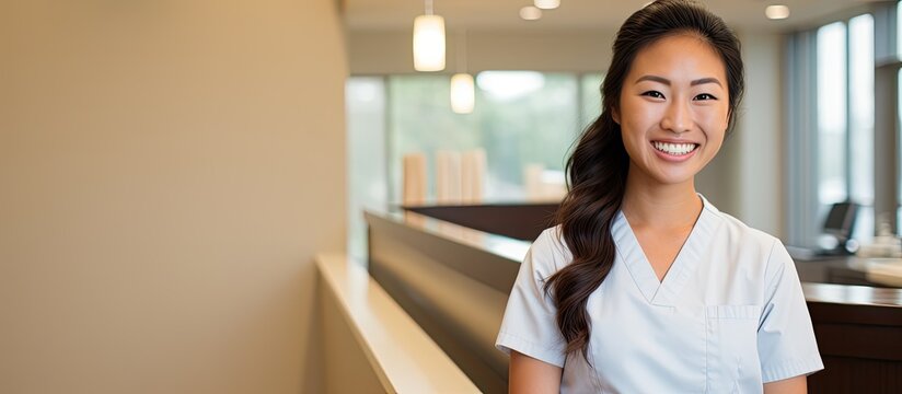 The Asian dental hygienist named Akiko has successfully established her own dental business, providing people with a happy and healthy dental experience. With her medical expertise and excellent