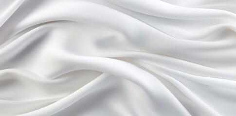 Obraz premium Experience the Luxurious Charm of our White Satin Seamless Background Generative AI